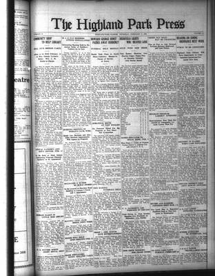 Highland Park Press (1912), 2 Feb 1922