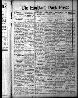 Highland Park Press (1912), 20 Apr 1922