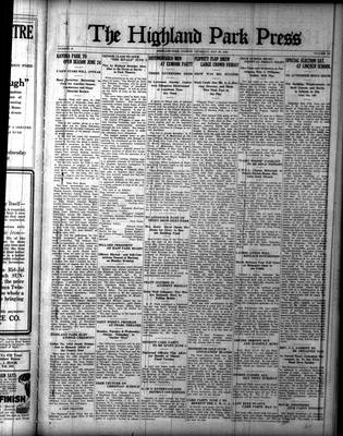 Highland Park Press (1912), 25 May 1922