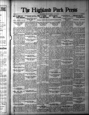 Highland Park Press (1912), 13 Jul 1922