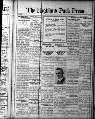 Highland Park Press (1912), 5 Oct 1922