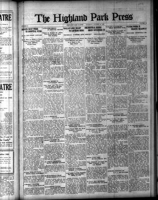 Highland Park Press (1912), 19 Oct 1922