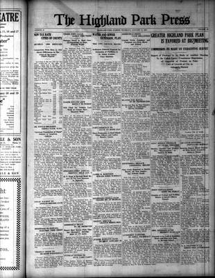 Highland Park Press (1912), 11 Jan 1923