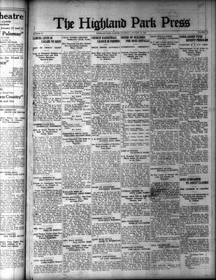 Highland Park Press (1912), 18 Jan 1923