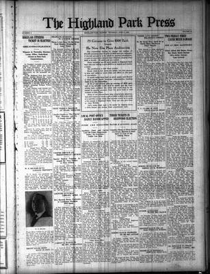 Highland Park Press, 5 Apr 1923