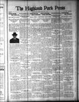 Highland Park Press, 3 May 1923