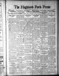 Highland Park Press, 10 May 1923