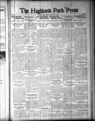 Highland Park Press, 17 May 1923