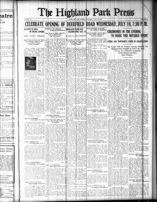 Highland Park Press, 12 Jul 1923