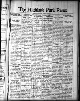 Highland Park Press, 20 Sep 1923