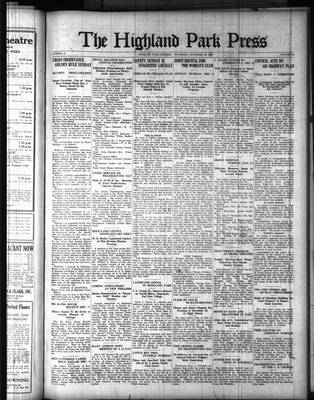 Highland Park Press, 29 Nov 1923