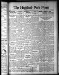 Highland Park Press, 3 Jan 1924