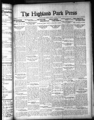 Highland Park Press, 31 Jan 1924