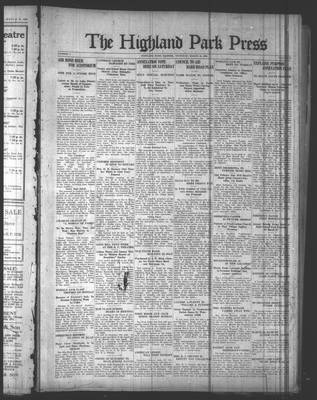 Highland Park Press, 13 Mar 1924