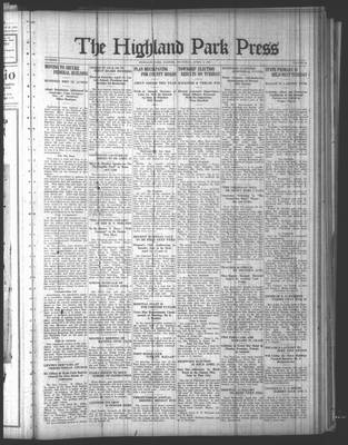 Highland Park Press, 3 Apr 1924