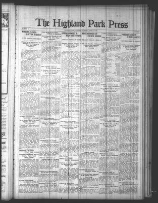 Highland Park Press, 10 Apr 1924