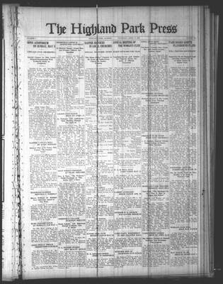 Highland Park Press, 17 Apr 1924