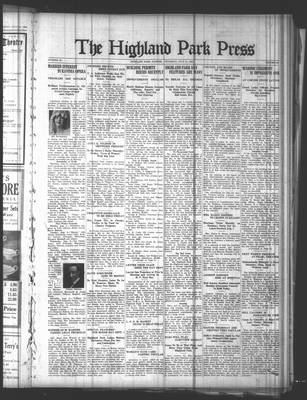 Highland Park Press, 31 Jul 1924