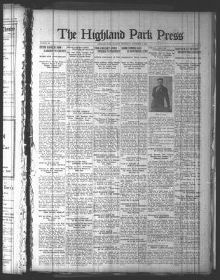 Highland Park Press, 6 Nov 1924