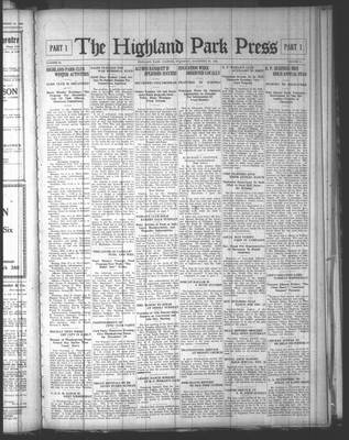 Highland Park Press, 20 Nov 1924