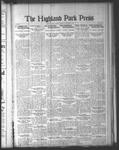 Highland Park Press, 27 Nov 1924