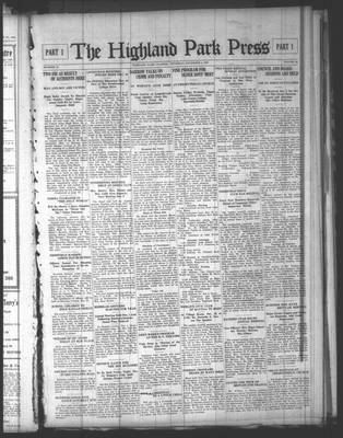 Highland Park Press, 4 Dec 1924