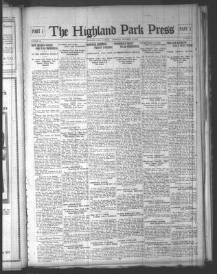 Highland Park Press, 18 Dec 1924