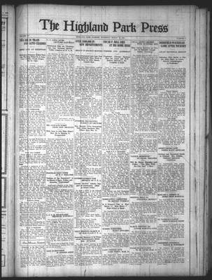 Highland Park Press, 12 Mar 1925