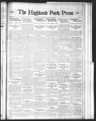 Highland Park Press, 16 Apr 1925