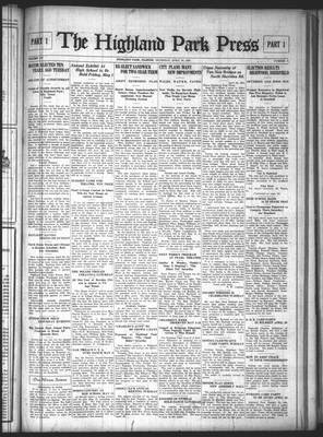 Highland Park Press, 23 Apr 1925