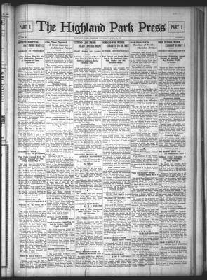 Highland Park Press, 30 Apr 1925