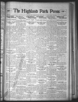 Highland Park Press, 21 May 1925