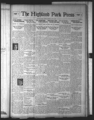 Highland Park Press, 2 Jul 1925