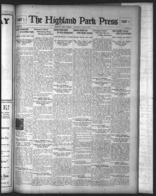 Highland Park Press, 27 Aug 1925