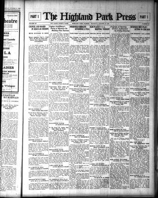 Highland Park Press, 15 Oct 1925