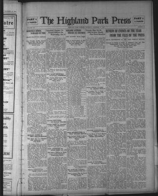 Highland Park Press, 31 Dec 1925