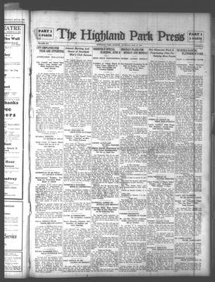 Highland Park Press, 27 May 1926