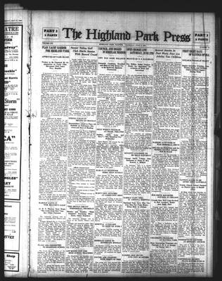 Highland Park Press, 3 Jun 1926