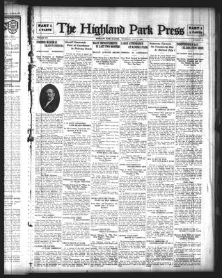 Highland Park Press, 1 Jul 1926