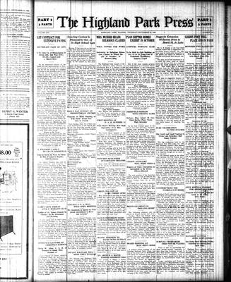 Highland Park Press, 23 Sep 1926