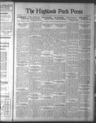 Highland Park Press, 4 Nov 1926