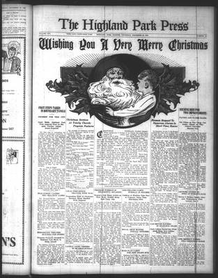 Highland Park Press, 23 Dec 1926