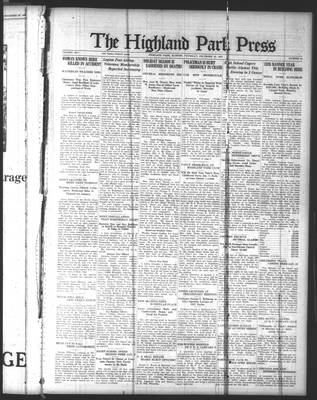 Highland Park Press, 30 Dec 1926