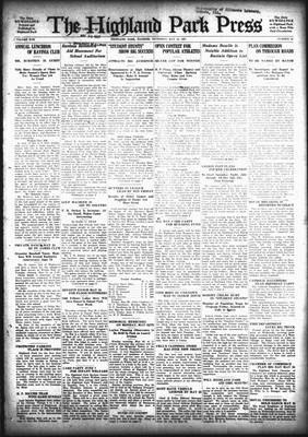 Highland Park Press, 19 May 1927