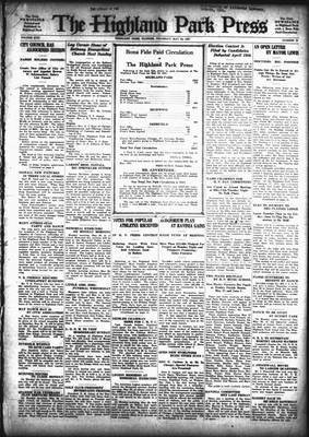 Highland Park Press, 26 May 1927