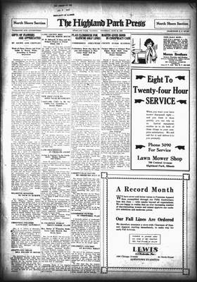 Highland Park Press, 30 Jun 1927