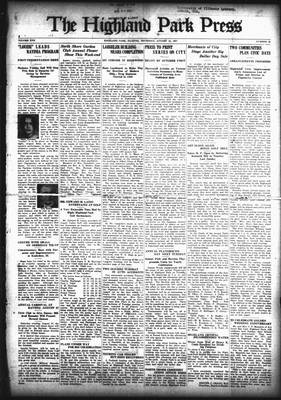 Highland Park Press, 18 Aug 1927