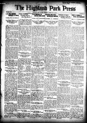 Highland Park Press, 16 Feb 1928