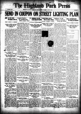 Highland Park Press, 21 Jun 1928