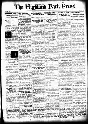 Highland Park Press, 5 Jul 1928